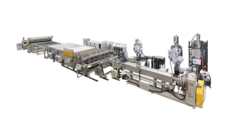 PP PC Vacuum Sheet Production Line