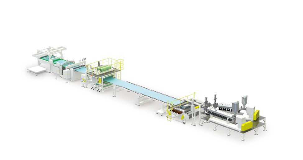 Optical sheet production line