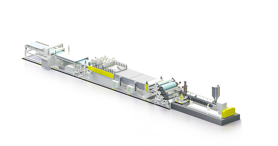 PP corrugated board production line